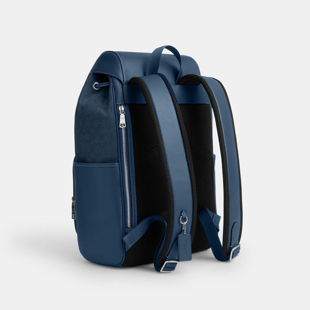 Racer Backpack In Signature Jacquard - Picture 3 of 4